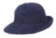 Angora brim hat