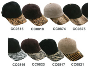 Animal Print Caps