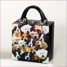 Dog Bowl Bag - Dog Faces