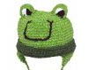 Knit froggie cap