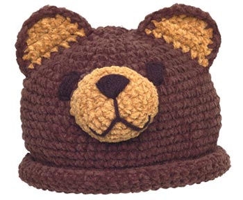 Chenille Bear Hat