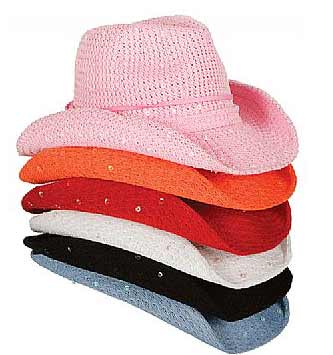 Beaded cowboy hats