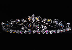 Sparkling Gem Swirl Tiara