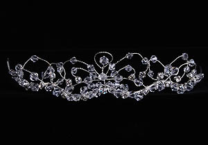 Lilac Bead Tiara