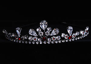 Teardrop Ruby Tiara