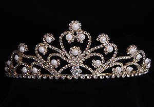 Golden Pearl Tiara